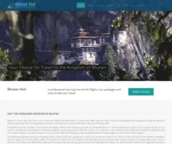 Bhutanvisit.com(Bhutan Travel) Screenshot