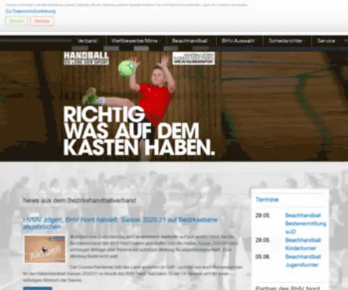 BHvrostockmvnord.de(BHV Nord) Screenshot