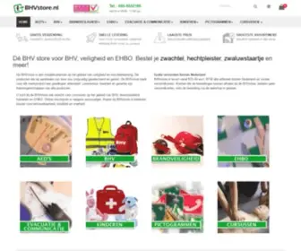 BHVStore.nl(BHV Store met EHBO Zwaluwstaartje) Screenshot