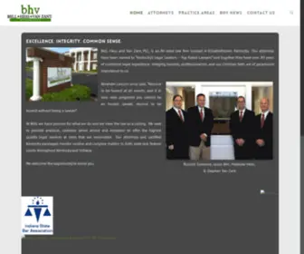 BHVzlaw.com(Bell, Hess, and Van Zant, PLLC) Screenshot