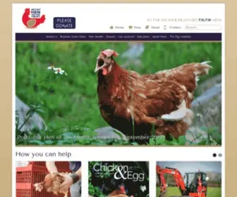 BHWT.org.uk(The British Hen Welfare Trust) Screenshot