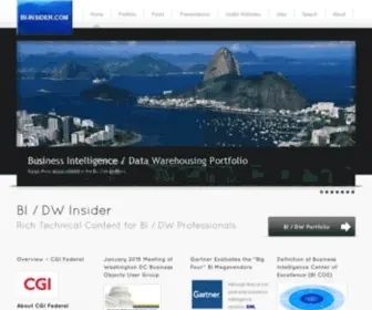 BI-Insider.com(DW Insider) Screenshot