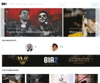 Bia2Music.com(Home of Persian entertainment) Screenshot