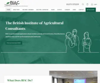 Biac.co.uk(Agricultural Consultants) Screenshot