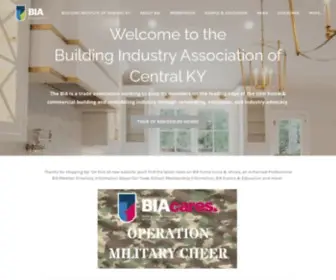 Biacentralky.com(Building Industry Association of Central Kentucky) Screenshot