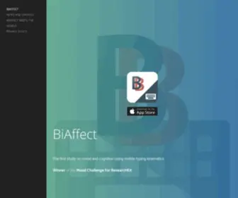 Biaffect.com(BiAffect) Screenshot