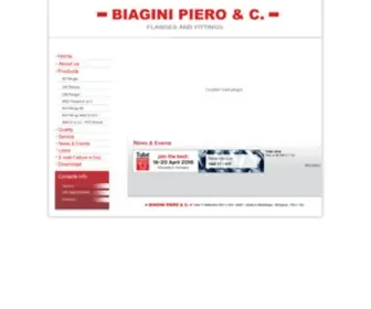 Biagini.com(BIAGINI PIERO & C) Screenshot