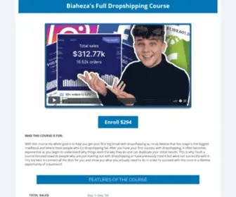 Biahezacourse.com(Biaheza's Dropshipping Course) Screenshot