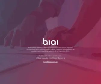 Biai.com.ar( Análisis de datos) Screenshot