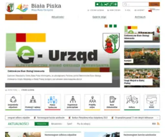 Bialapiska.eu(Urząd Miejski w Białej Piskiej) Screenshot