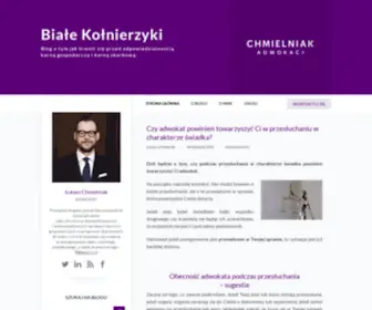 Bialekolnierzyki.com.pl(Bialekolnierzyki) Screenshot