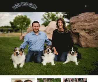Bialyaussies.com(Bialy Australian Shepherds) Screenshot