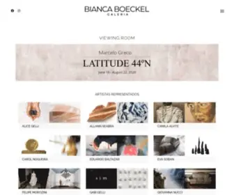 Biancaboeckelgaleria.com(Bianca Boeckel Galeria) Screenshot