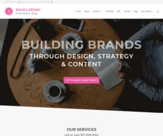 Biancafrankdesign.com(Anchorage Alaska Web Design) Screenshot