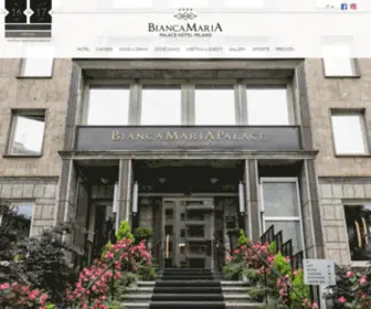 Biancamariapalace.com(Prenota dal Sito Ufficiale di Hotel Bianca Maria Palace a Milano) Screenshot