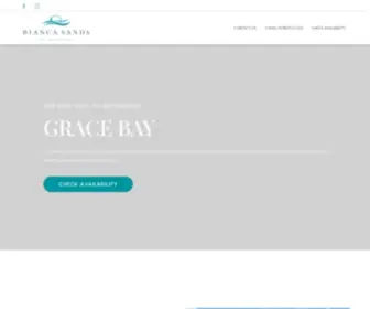 Biancasandsongracebay.com(Best Hotels in Turks and Caicos) Screenshot