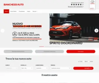 Bianchessiauto-Toyota.it(Concessionario Toyota Cremona e Madignano) Screenshot