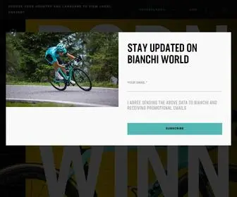 Bianchi.com(More than 125 years of history) Screenshot