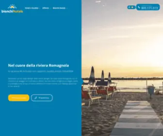 Bianchihotels.com(11 Hotel conduzione famigliare Riviera Romagnola) Screenshot
