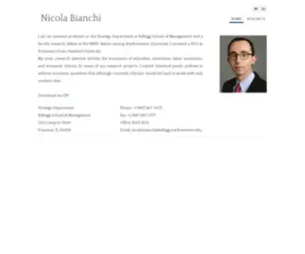 Bianchinicola.com(Nicola Bianchi) Screenshot