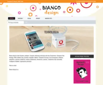 Biancodesign.rs(Reklamni i promotivni materijal) Screenshot