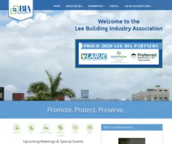 Bia.net(Lee Building Industry Association) Screenshot