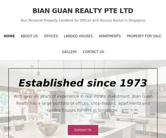 Bianguan.org(BIAN GUAN REALTY PTE LTD) Screenshot