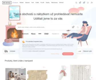 Biano.cz(Chytrý nákup nábytku a dekorací) Screenshot