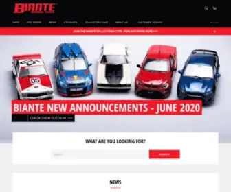 Biante.com.au(Model Cars) Screenshot