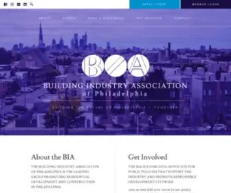 Biaofphiladelphia.com(The Building Industry Association of Philadelphia) Screenshot