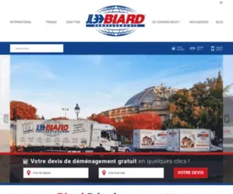 Biard-Demenagements.fr(Biard déménagements) Screenshot