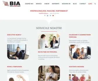 Bia.ro(BIA Human Resource Management Services) Screenshot