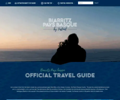 Biarritz-Pays-Basque.com(Biarritz, Basque Country) Screenshot
