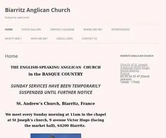 Biarritzanglicanchurch.org.uk(Biarritz Anglican Church) Screenshot