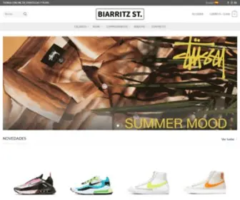 Biarritzst.com(Tienda de Zapatillas y Bambas Online) Screenshot