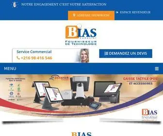 Bias.com.tn(Matériel point de vente Tunisie) Screenshot