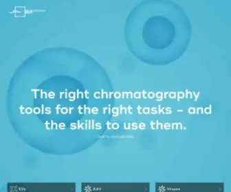 Biaseparations.com(Monolithic chromatography columns and bioprocessing solutions) Screenshot