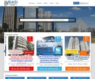 Biasileiloes.com.br(Biasi Leilões) Screenshot