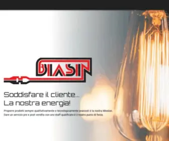 Biasinimpianti.com(Biasin Impianti Elettrici) Screenshot