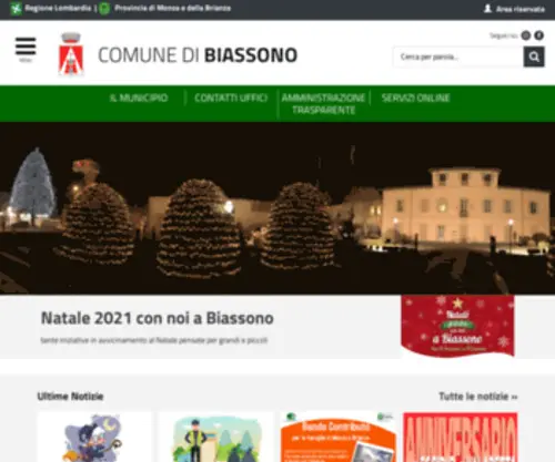 Biassono.org(Comune di Biassono (MB)) Screenshot