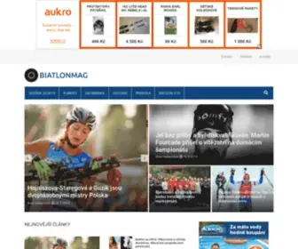 Biatlonmag.cz(Magazín ze světa biatlonu) Screenshot