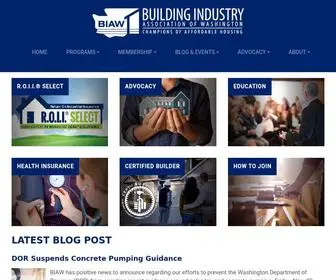 Biaw.com(The Building Industry Association of Washington) Screenshot