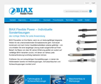Biax-Flexwellen.de(BIAX Flexwellen) Screenshot