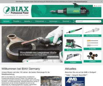 Biax-Germany.de(Druckluft) Screenshot