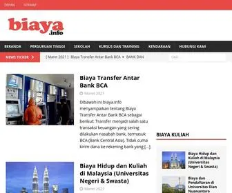 Biaya.info(Situs Informasi Biaya Terbaru 2023) Screenshot
