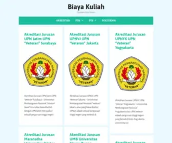 Biayakuliahku.com(Rujukan Informasi Seputar Dunia Kampus) Screenshot