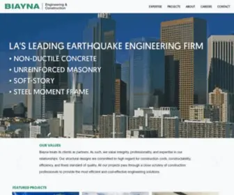 Biayna.com(Structural Engineering) Screenshot