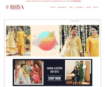 Biba.ca(BIBA Canada) Screenshot