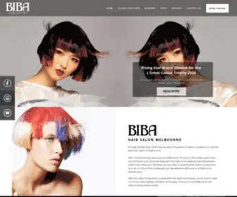 Biba.com.au(Best Hair Salon Melbourne) Screenshot
