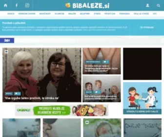 Bibaleze.si(Vodilni multimedijski portal za vse starše. Na njem najdete naslednje teme) Screenshot